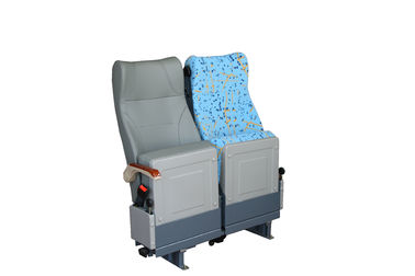 Katlanabilir Rahat Otobüs Koltukları Q235 Çelik Çerçeve Atkı Örme Kumaş Kapak