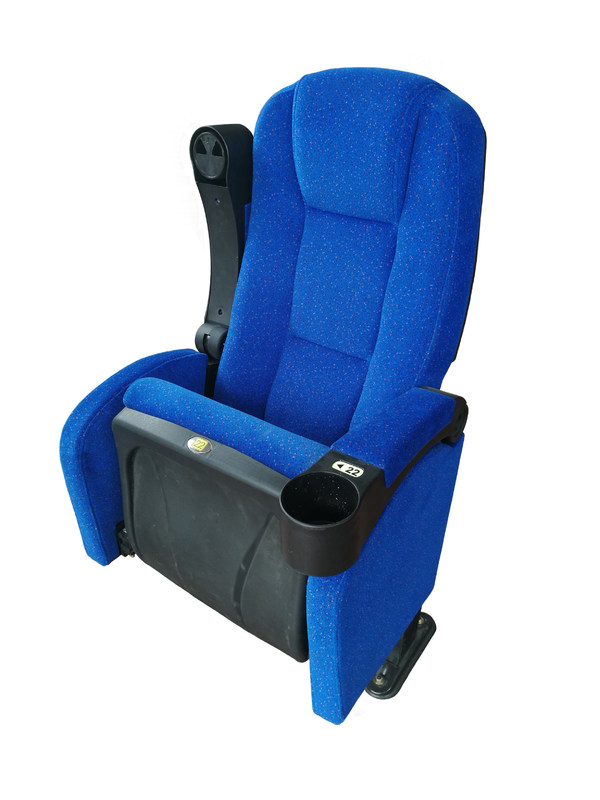 490mm Derinlik Sinema Koltukları, Sinema Yatar Sandalyeler Yavaş Geri Dönüş Katlanır