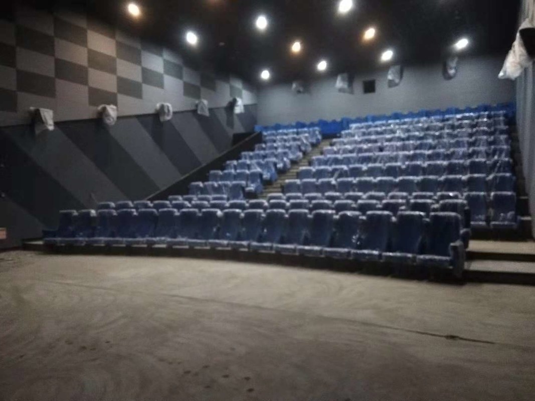 Medya Odası Ticari Tiyatro Koltukları Özel Renkli Katlanmış Tasarım