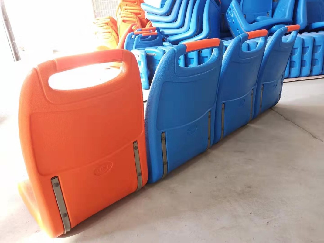 Abs Plastik Otobüs Tek / Çift Koltuklı Tekne Koltuğu Gemi Şehir Otobüsü için Yastıkla