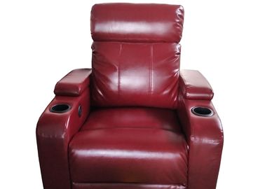Çift Recliner Tiyatro Oturma Kanepe, Tiyatro Koltuk Takımı Katlanır Kolçak