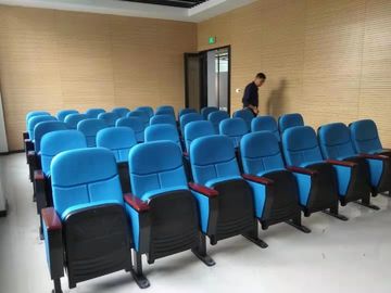 Tekstil Kumaş Kapak Oditoryum Sandalyeleri, Memorial Stadyumu Oturma Mavi Renk